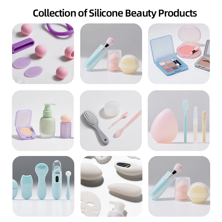 Custom Various Styles Silicone Beauty Tools & Cosmetic Instruments Made-to-Your-Needs Rubber Products