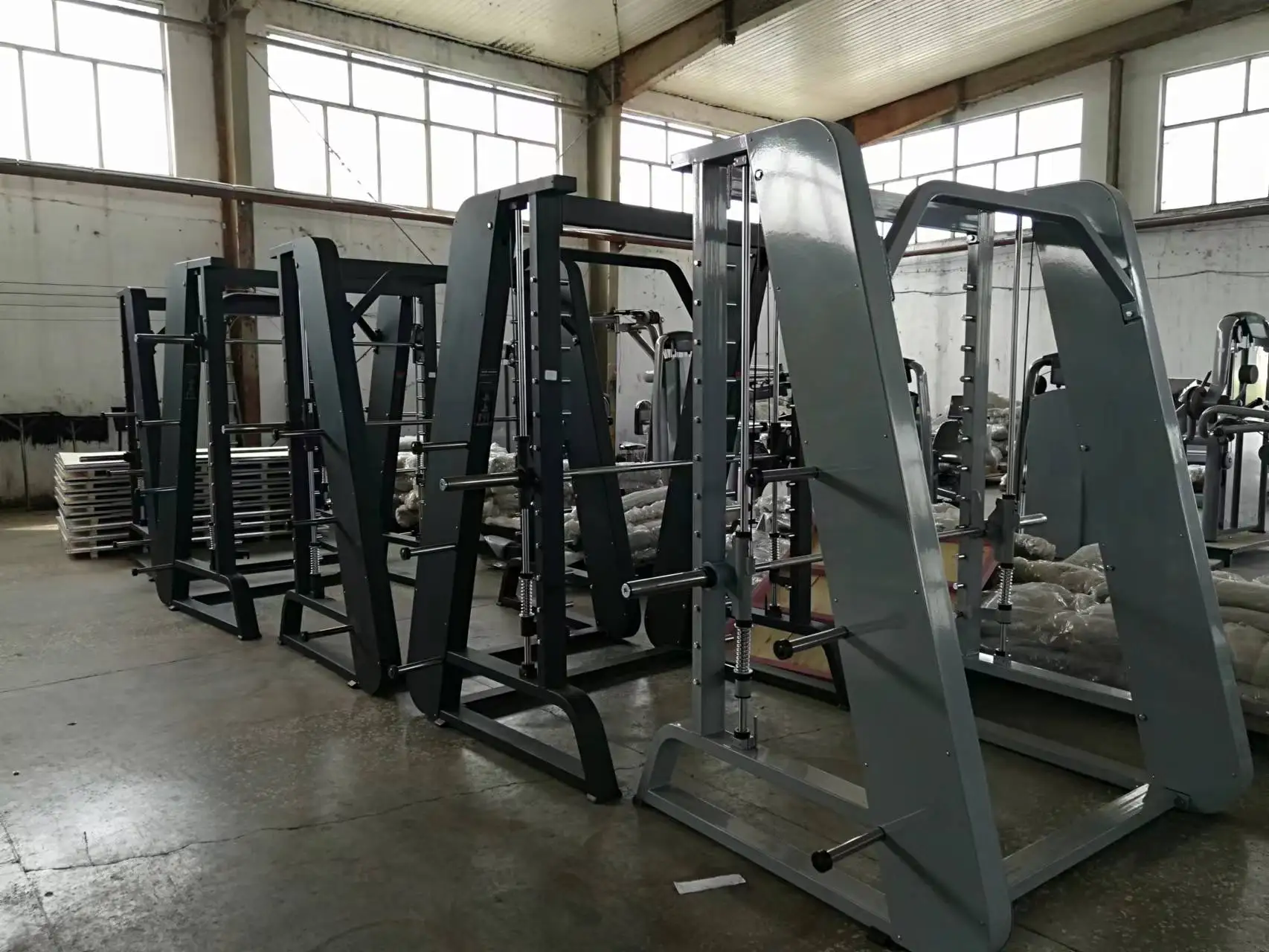 LS824 Multi Functional Gym Equipment Body Building Exercise Training Smith Squad Machine Multifunctional Smith Machine