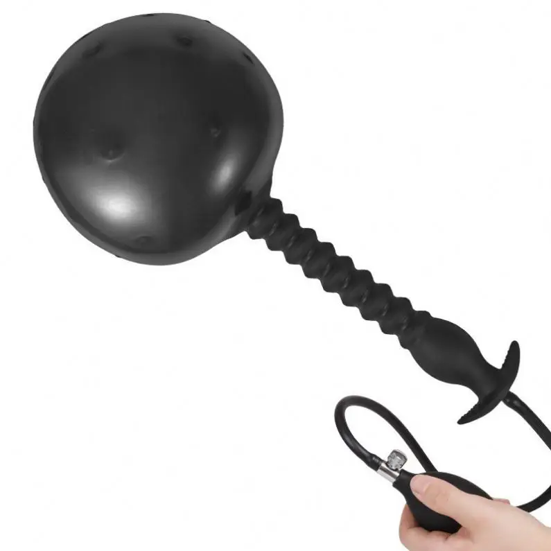 anal plug open Huge Inflatable Anal Plug Dildo Prostate Massage Particle Big Butt Plug  Vagina Anal Dilator Anal Sex Toys