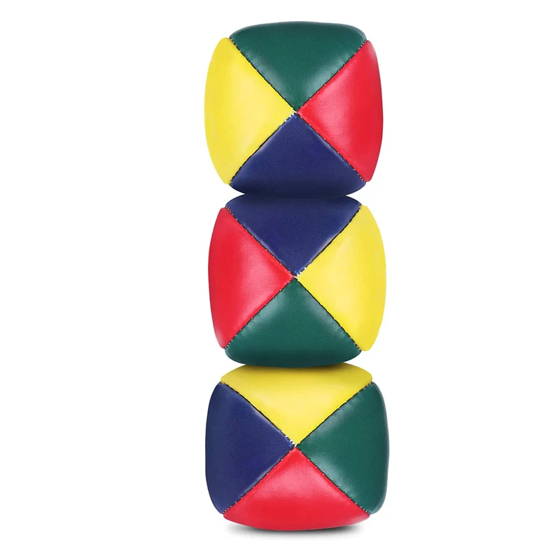 hot sell pvc bulk durable soft stuffed leather juggling ball for
