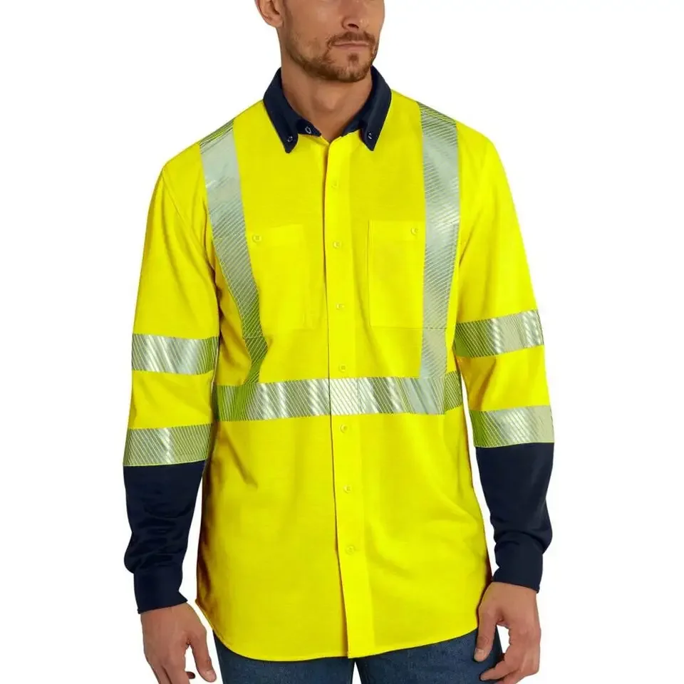Hivis Jacket Pants Shirt Construction Site Working Clothes Worker Coveralls Workwear Uniforms Suits