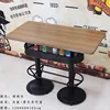 Mesa larga nogal marrón 120 * 60 * 105