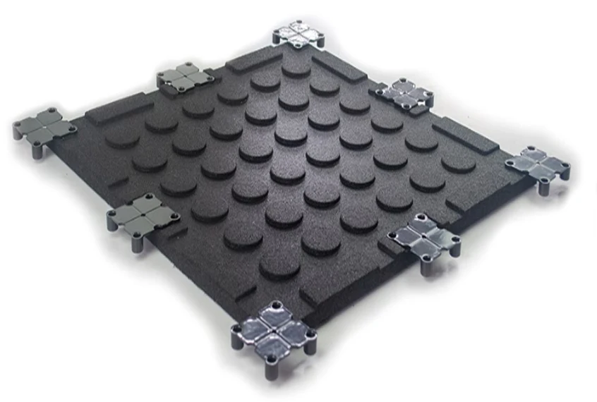 Rubber Interlocking Flooring Tiles