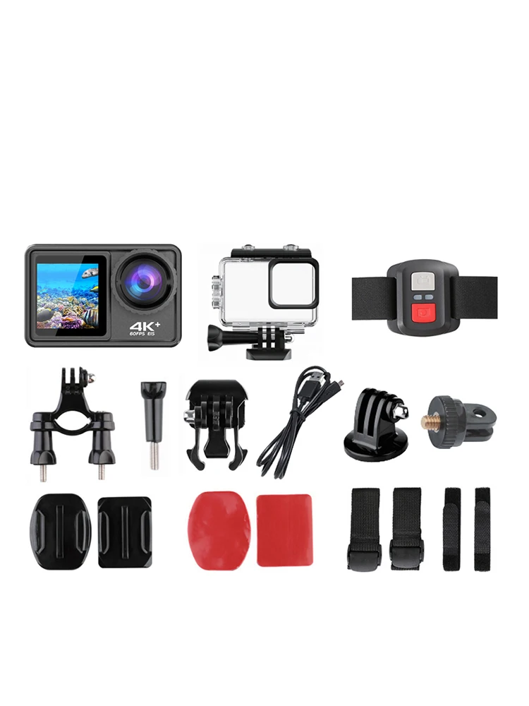 Private 4k Action Camera Hd 60fps Wifi 2.0" Underwater Waterproof Helmet Video Cameras Sport Cam