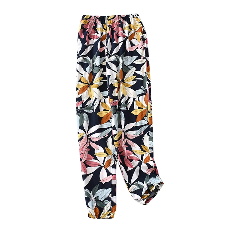 Pantalones Finos Con Estampado Para Mujer,Pantalón Elástico Para  Dormir,Para Estar En Casa - Buy Mujer,Casa Pantalones,Dormir De Product on  Alibaba.com