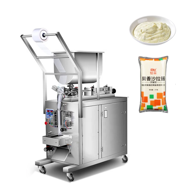 Henna Paste Cones Packing Machine Different Shapes Liquid Packing Machine 20g Sauce Packing Machine