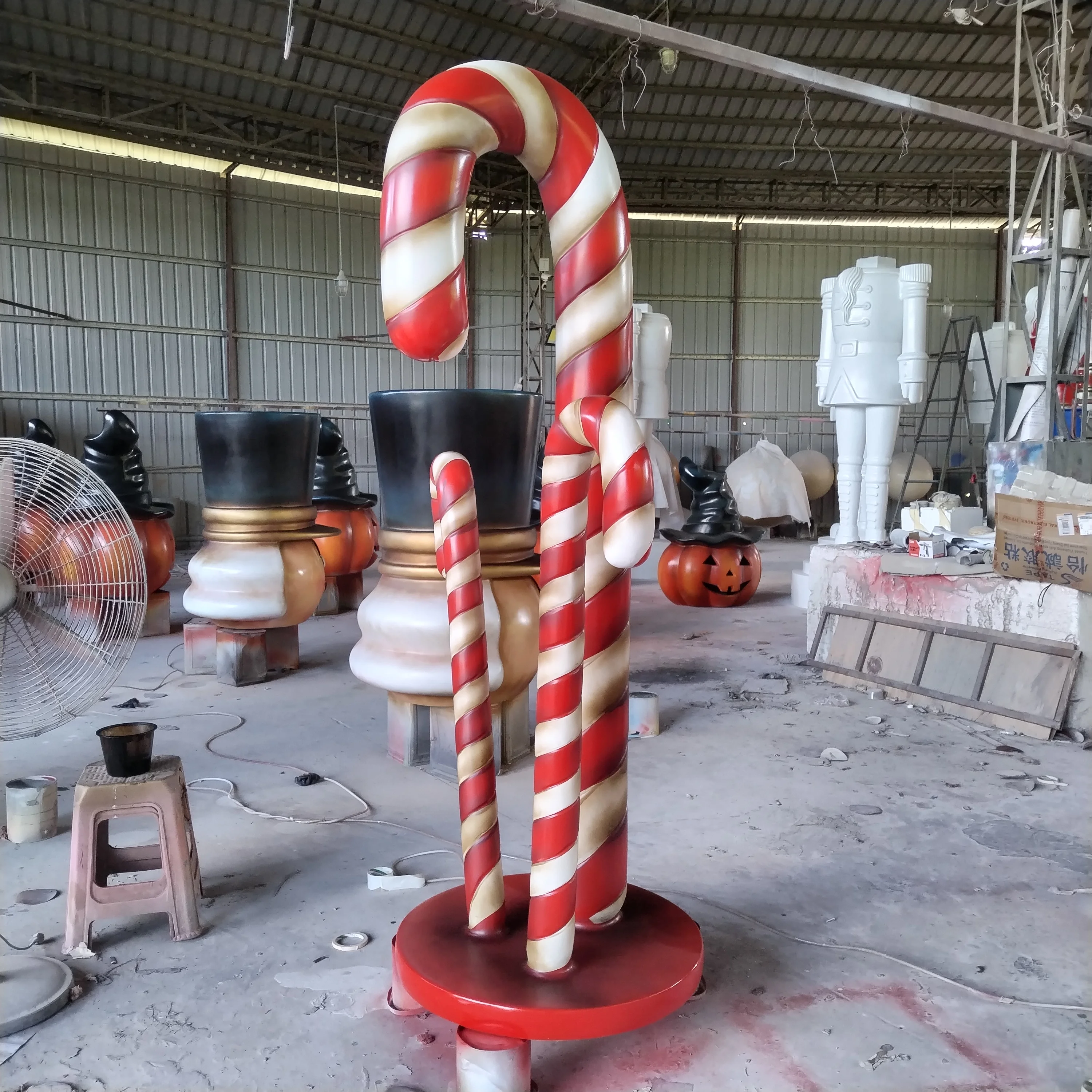 Giant Large Life Size Outdoor Commercial Christmas Fiberglass