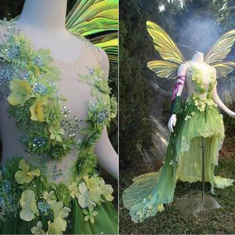 slim fit dress slacks Enchanted Forest Ruffle Dress main image 1