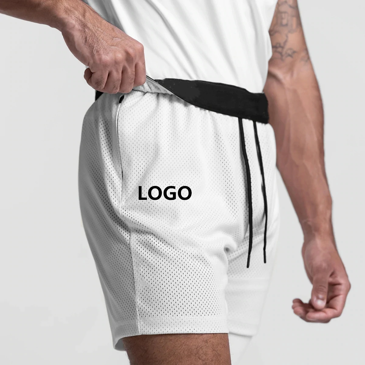 Summer Cargo Plus Size Men's Shorts Men,Custom Mesh Shorts Custom