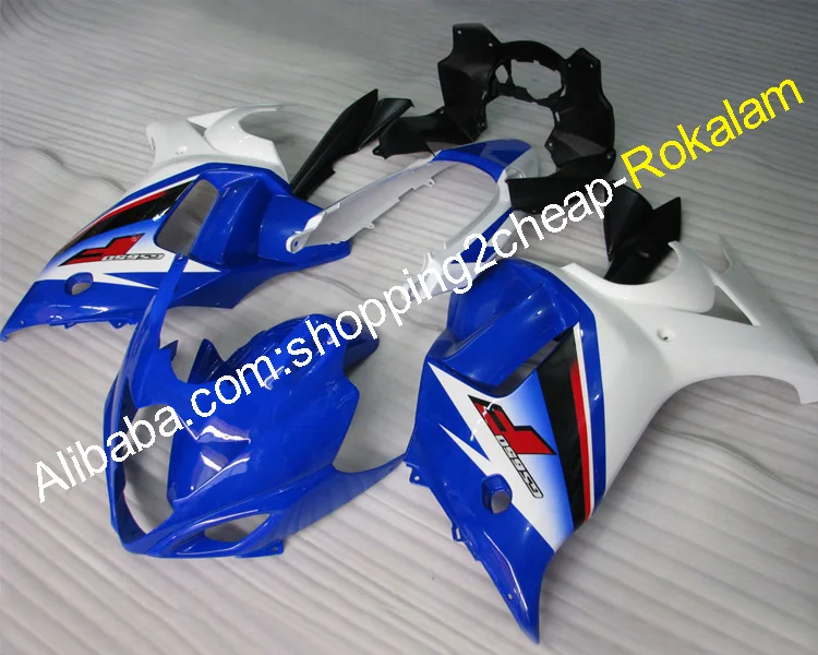 Sportbikefairings Full Fairing Kit For Suzuki GSX650F Katana 2008 2009 2010 2011 2012 2013 Katana 08-13 ABS Plastic Motorcycle Bodywork Blue White 