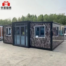 20FT 40FT 2 bedroom luxury prefabricated prefab expandable container house for sale