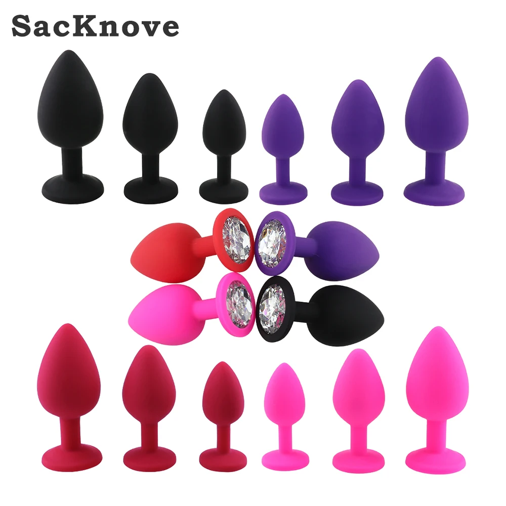 Sacknove Hot Small Medium Large Sizes Expand Crystal Diamond Safe Trainer  Silicone Butt Anal Plug For Women Couples Gay Sex Toy - Buy Anal Plug  Silicone,Silicone Butt Anal Plug,Diamond Silicone Anal ...