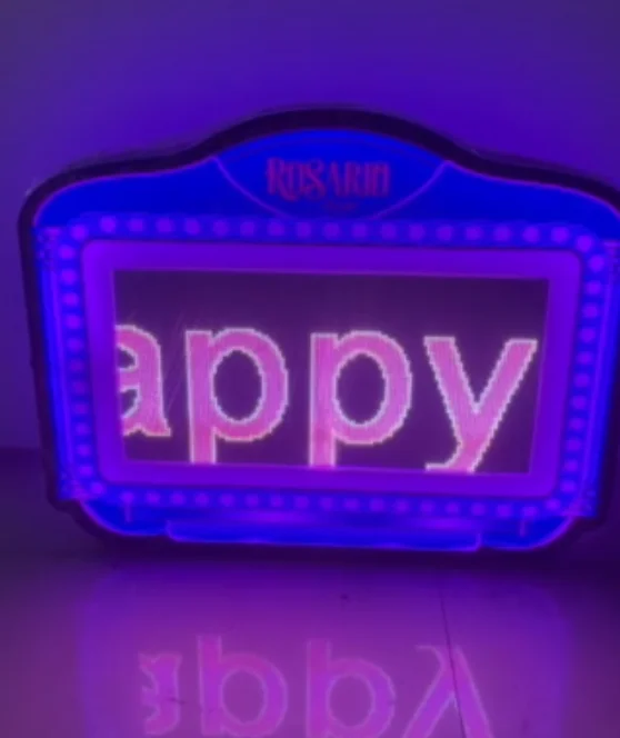 Customized Logo Led Marquee Sign Interchangeable Letter Message Board for Night Club Bar Led Letter Board