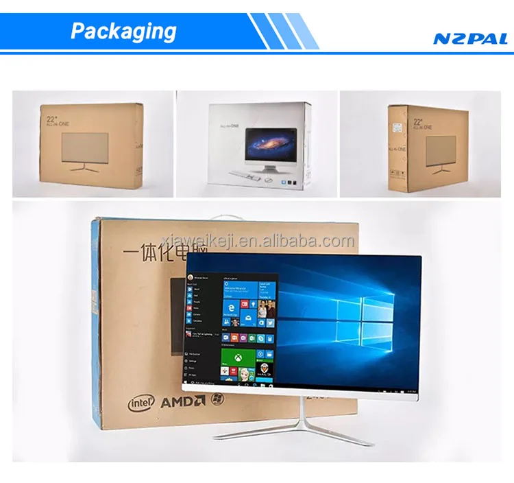 24 Inch All-in-one Computers Gamer Desk Computadora Ddr4 16gb Desktop ...