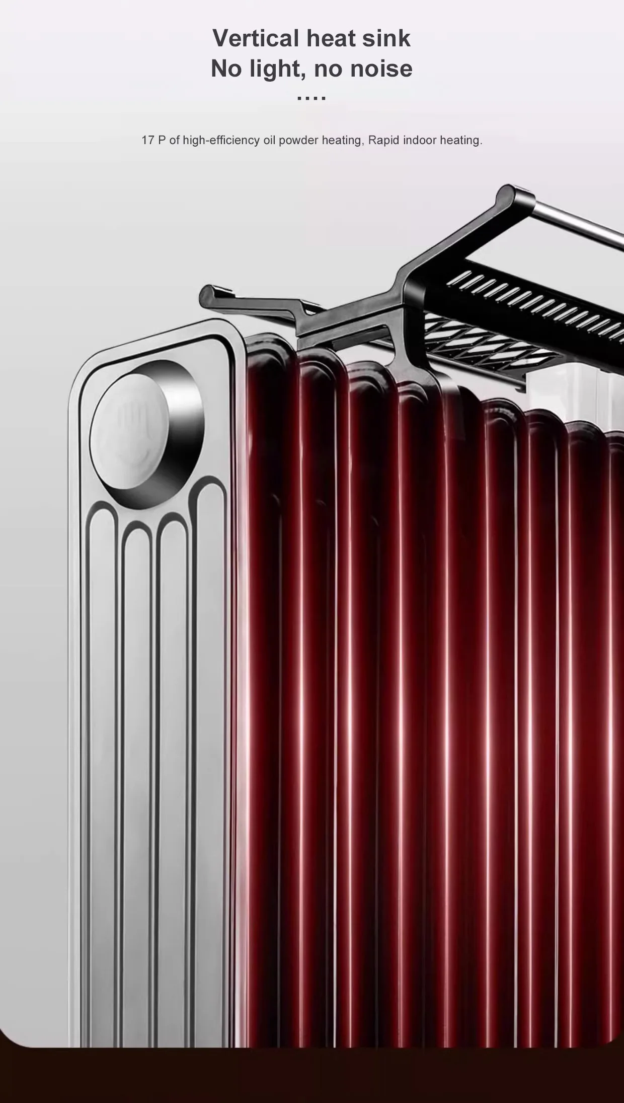 Filled Radiator, 2000 W, Metal - detail 8