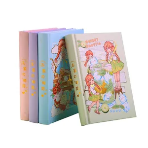 Wholesale Custom Sweet Notebooks Souffle Factory Cute Souvenir Gift Box Travel Journal Diary with Lock for Girl