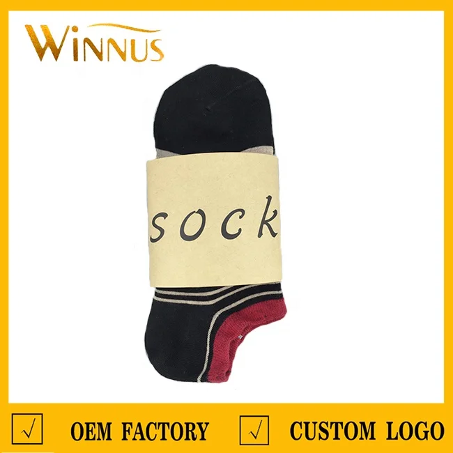 Custom Craft Paper Label Print Scarves Legging Towel Bundle Wrap Around Kraft Paper Tag clear Sock Packaging Label for Socks