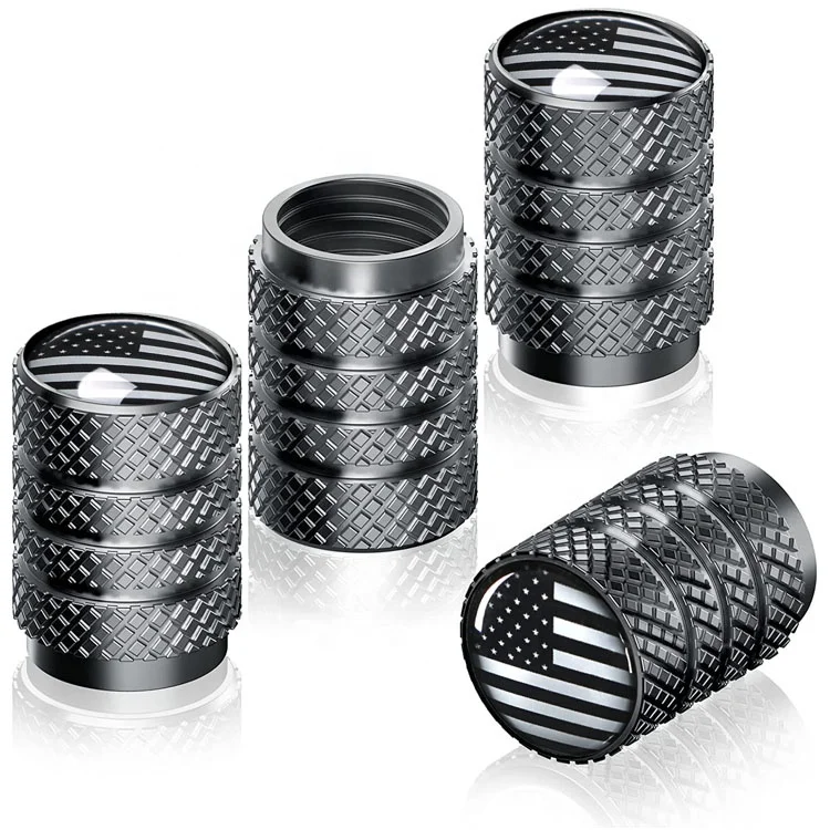 Jeu De 4 Bouchons De Valve En Alliage D'Aluminium – Anti-rouille, Pour Voitures, Motos, Vélos – Protection étanche Et Design