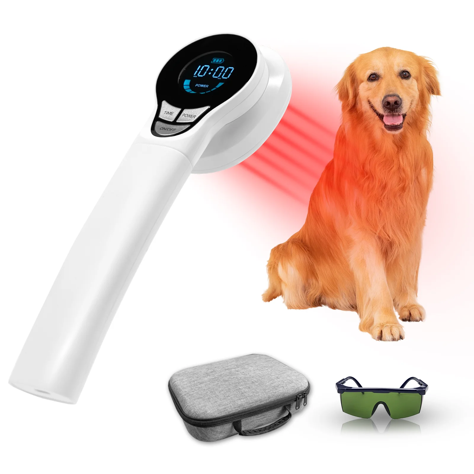 Handheld Cold Laser Therapy Vet Device Red Light Infrared Therapy for Pet Relief Pain Dogs' Version