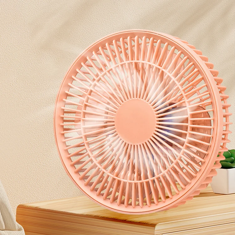 Rechargeable Portable Desk Fan - 180° Foldable Personal Fan With Battery For Travel & Office
