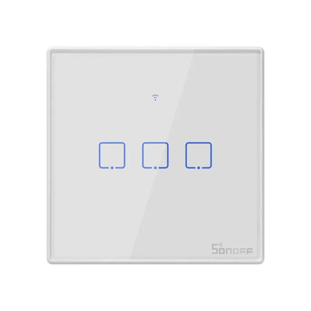 Sonoff Tx Series T2eu3c Smart Wifi Wall Touch Switch For Home Automatization With Border 1 2 3 Gang 433 Rf Voice App Control Buy Sonoff Tx T2eu3c Sonoff Termostato Sonoff 433 Product On Alibaba Com