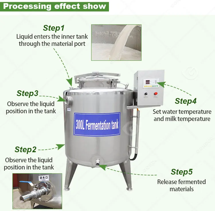 Ferment Tank 100l Equipment Stainless Steel Wine Fermentation Tank Pot Pressure Distillery Home Use