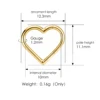 18k Gold Plated - 1.2* 10mm