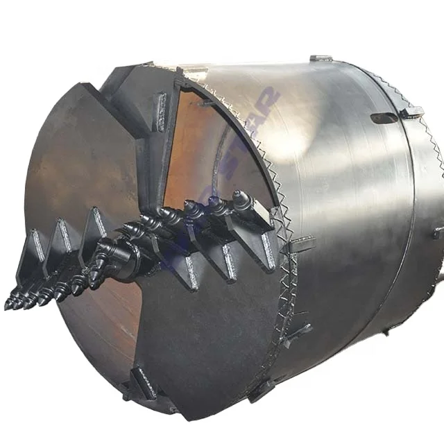 Double Cutter Hard Rock Sand Soil Bucket Core Barrel Foundation Piling Equipment Bucket Bore Pile Machine Drilling Rig