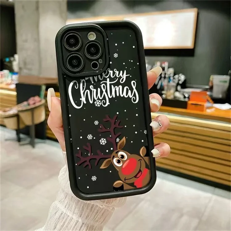 Camera Protection Christmas Print Phone Case for Tecno Pova Pop