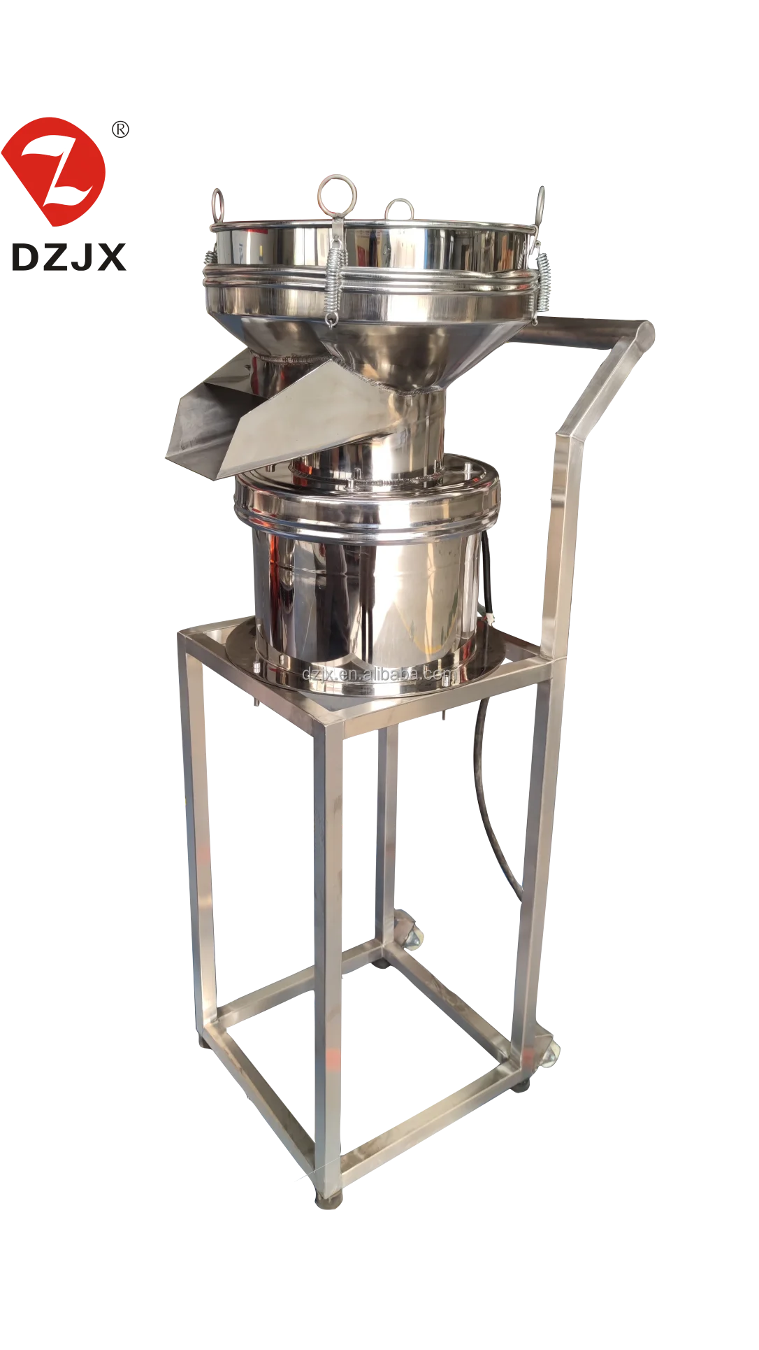 DZJX High Quality 450 Type Vibration Milk Cream Separator Palm Oil Vibrator Filter Tiger Nut Soybean Milk Sieving Machine