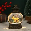 Brush gold christmas deer