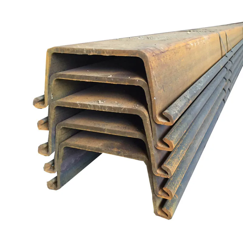 Low Price Used Sheet Pile Type 2 Chinese Manufacturer Used Steel Sheet Piling for Sale