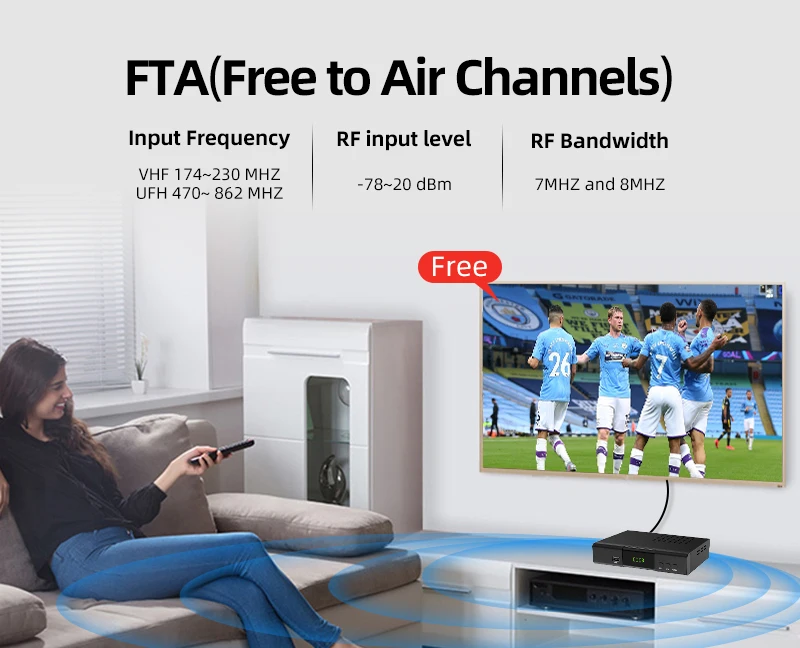Junuo Sunplus 1509C Firmware Upgrade Dvb T2 Digital Terrestrial Receiver TV Antenna With High Definition Dth Box Set Top