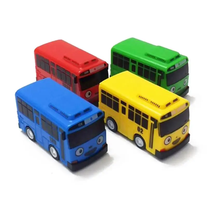 New Product Selling Little Bus Tayo Toy Car Pull Back Car Educational Toys  Collectible Children Gift