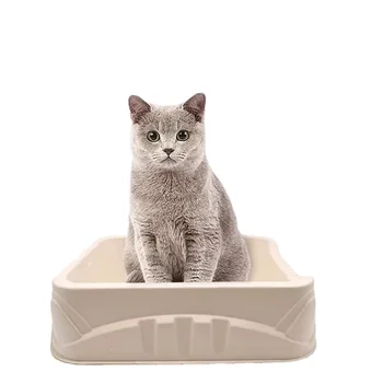 Wholesale Hot Selling Disposable Open Top Cat Litter Box Easy Clean Eco-Friendly Paper Material Cat Toilet