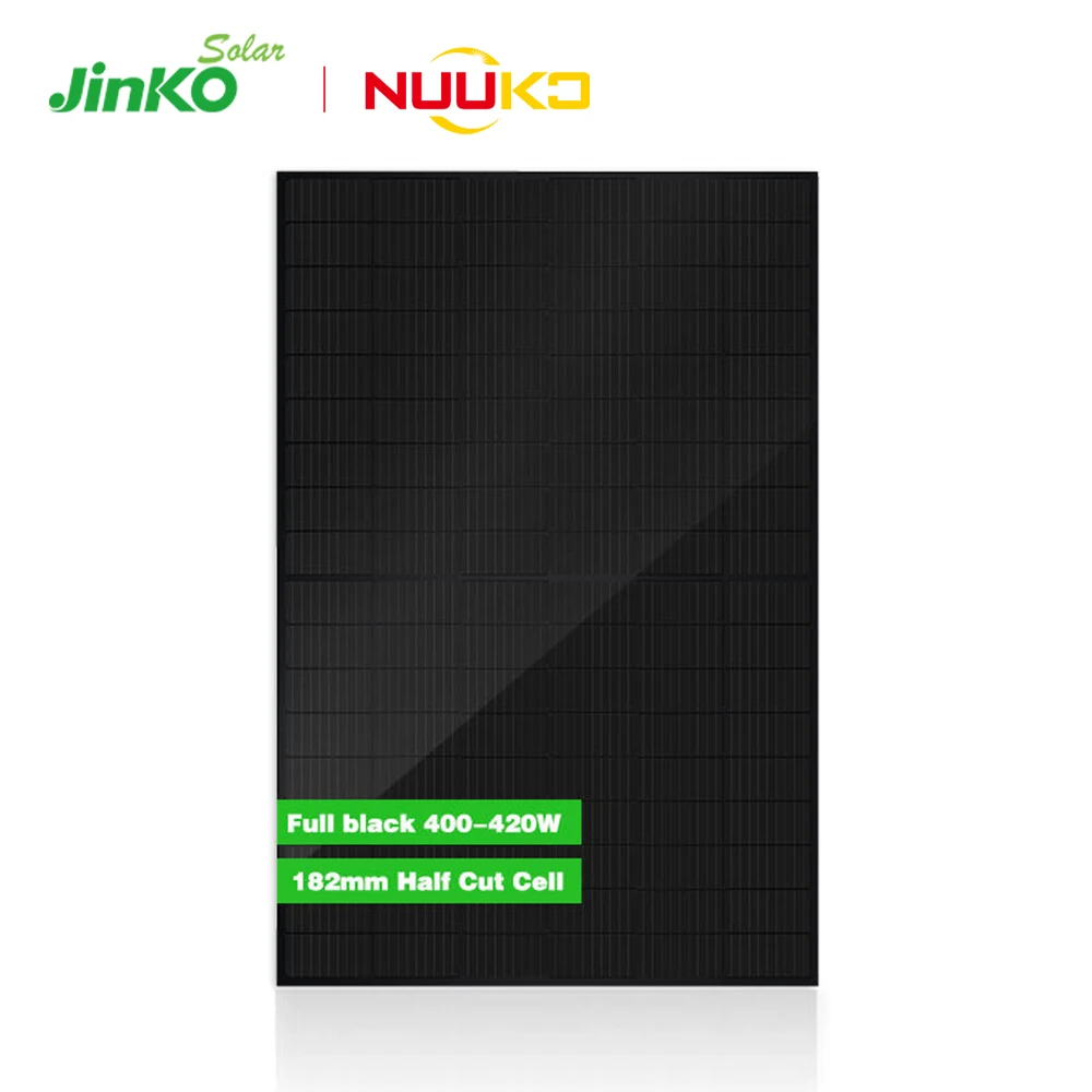 All Black Jinko Solar Panels 182mm N-Type Monocrystalline Modules