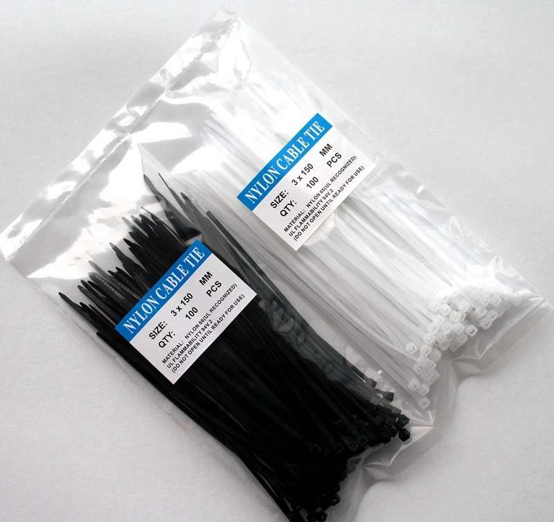 2.5mm/3.6mm/4.8mm/7.6mm Self Locking Cable Ties manufacture