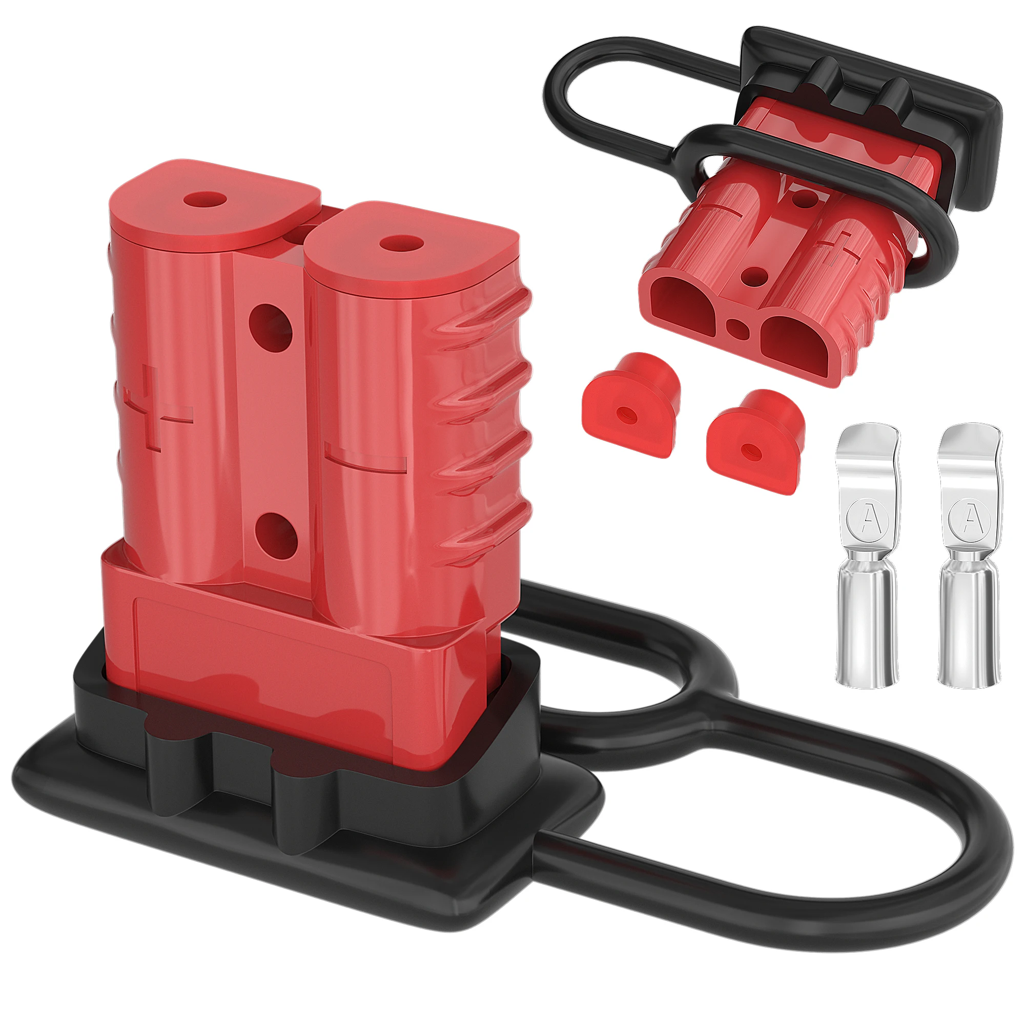 Disconnect Connector 50amp Battery Quick Connect 6 To 12 Gauge Battery