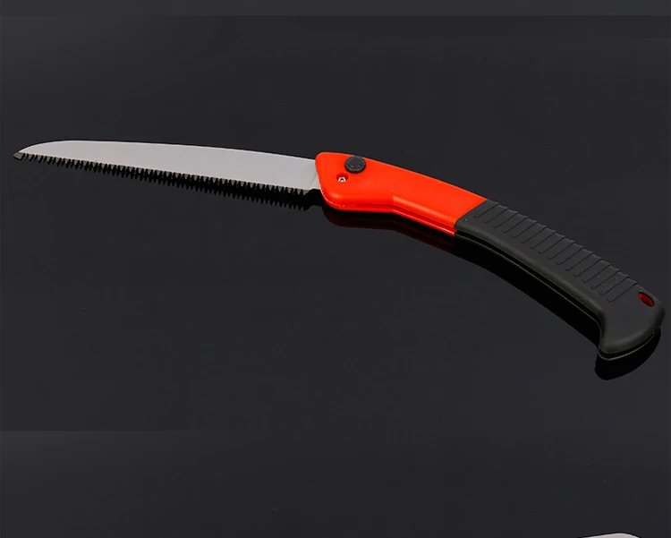 Manual Gardening Hand Tools , Hand Held Tree Saw Foldable With Fixed Blade