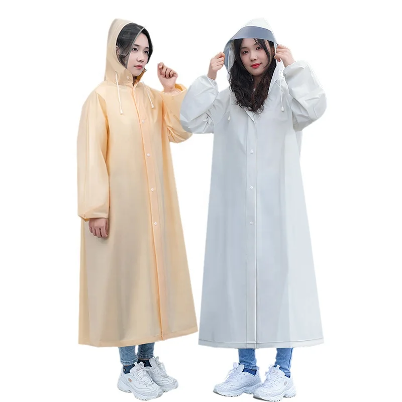 custom color rain coat bicycle car long full body single female models adult outdoor raincoat poncho