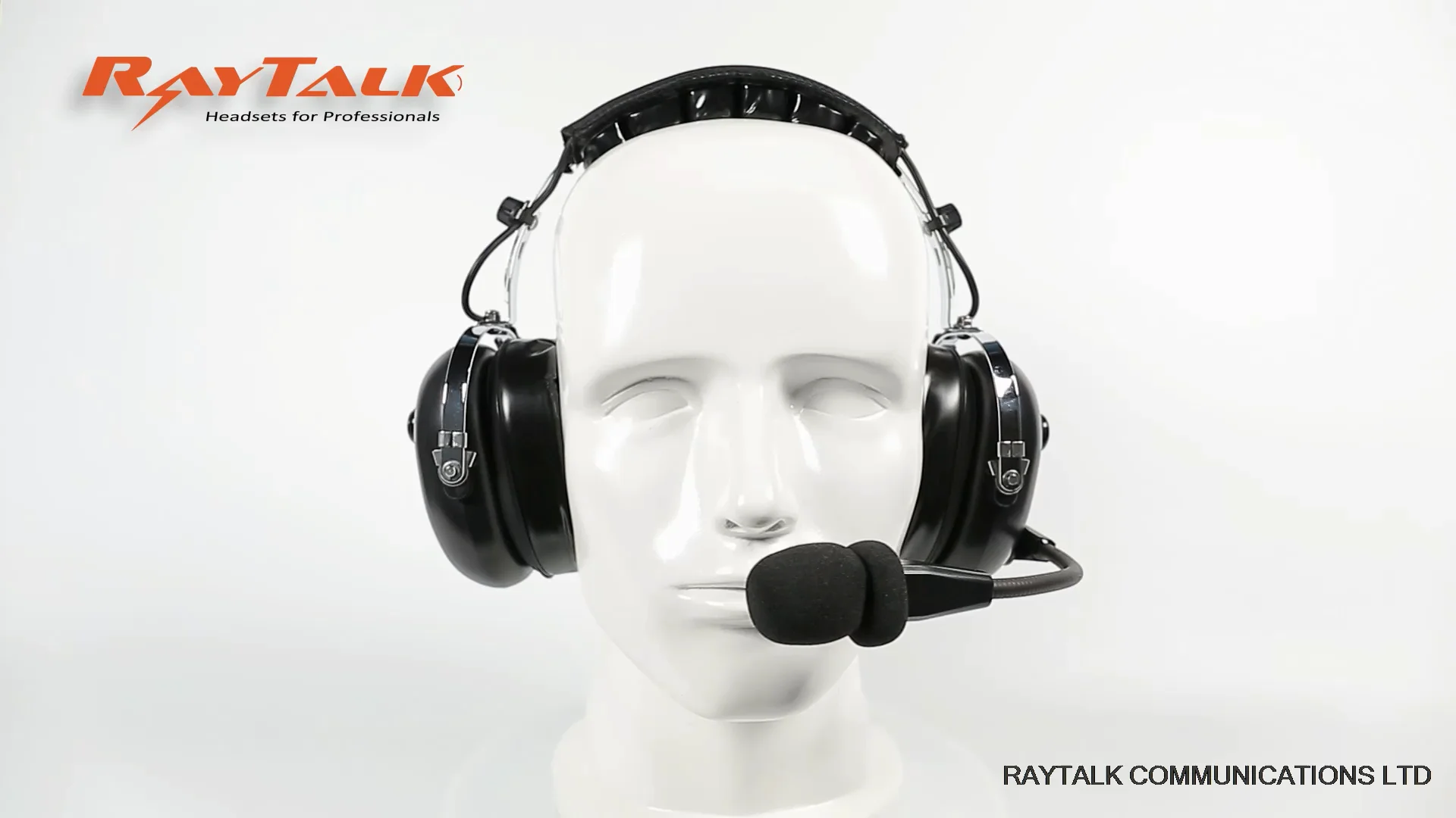 Raytalk Noise Cancelling Headset With Mic. For Two Way Communication