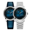Blue + Silversteel strap