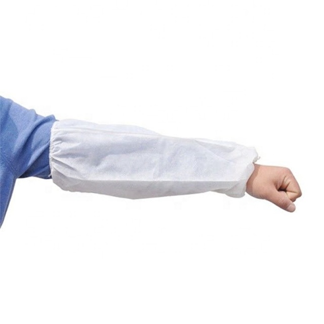 
 2021 китайская фабрика, оптовая продажа, одноразовые нетканые медицинские хирургические рукава, нарукавники для уборки  