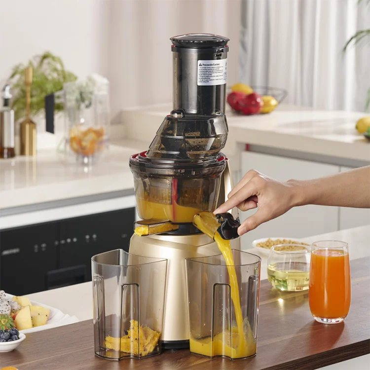 Factory Direct High Juice Yield Cold Press 85mm Wide Mouth Slow