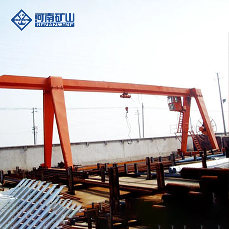 Steel Structure Portal Customizable 5 10 15 16 Tons  MH Type Single Girder Gantry Crane