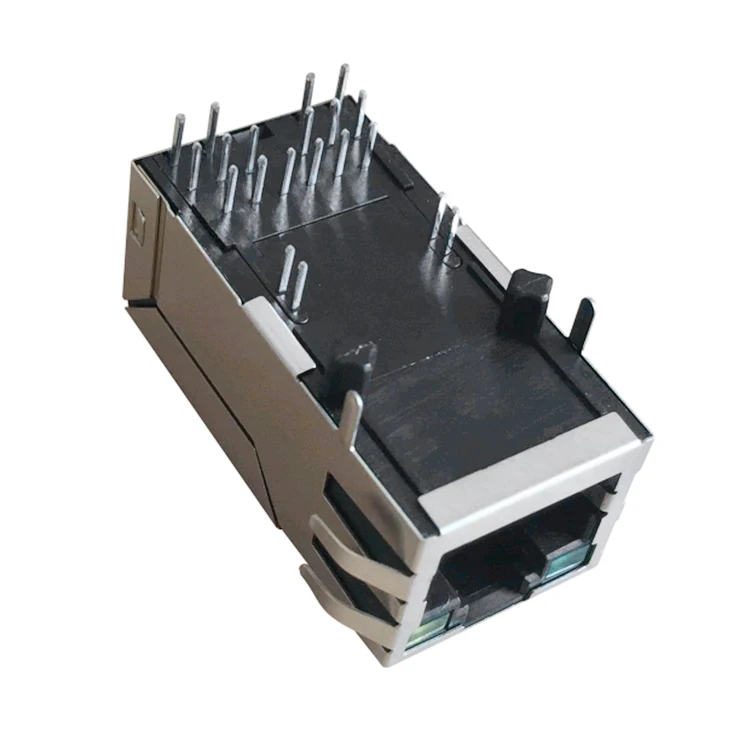 Ethernet RJ 45 Female Gigabit Modular Jack HR851174C 10 Pin RJ45 Connector