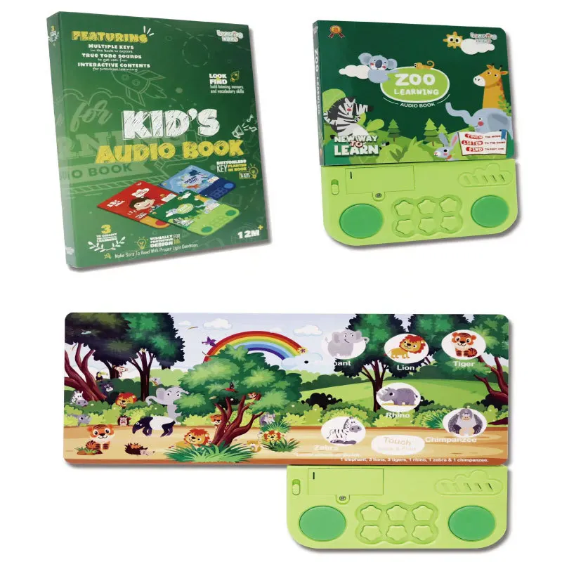 Juguete educativo Inglés Audio Electrónica Libros Niños Música Luz