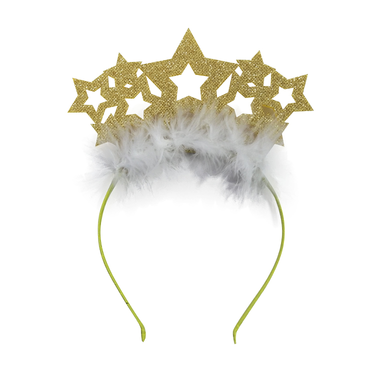 
 Блестящая повязка на голову, украшение для детской вечеринки, блестящая корона, повязка на голову, блестящая, двусторонняя  