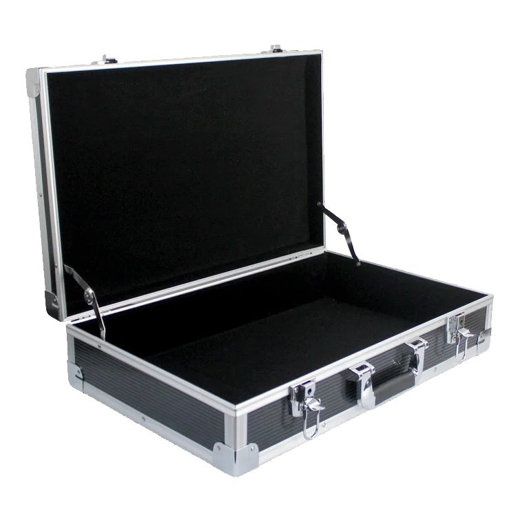 Professional Portable Aluminum Hard Carry Case Tool Box With Internal