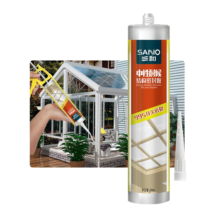 Sanvo Ex998 Sealant Supplier Sausage Neutral Silicone Sealant Curtain